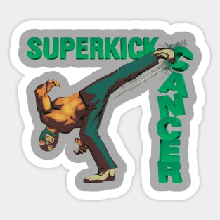 Superkick Cancer Sticker